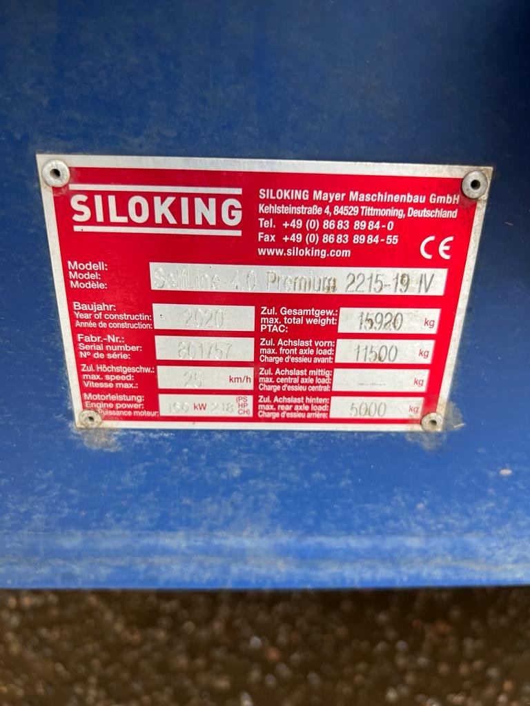 Selbstfahrer Futtermischwagen tip Siloking Siloking SelfLine 4.0 Premium 2215, Gebrauchtmaschine in Stieten (Poză 10)