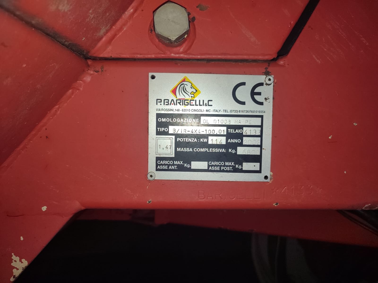 Selbstfahrspritze Türe ait Bargam C/IR-4x4, Gebrauchtmaschine içinde Inchenhofen (resim 14)