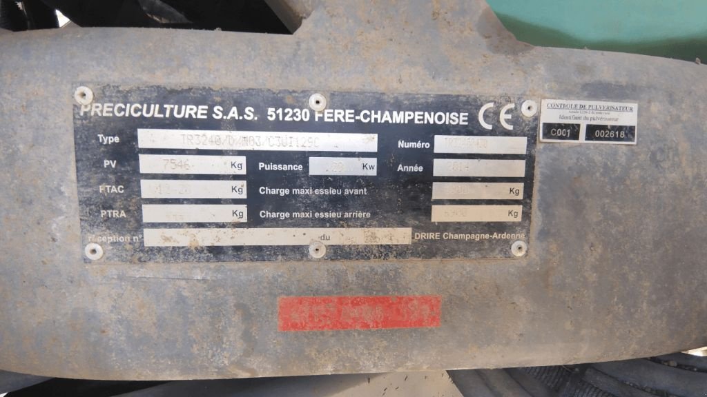 Selbstfahrspritze des Typs Berthoud RAPTOR 3240, Gebrauchtmaschine in ENNEZAT (Bild 10)