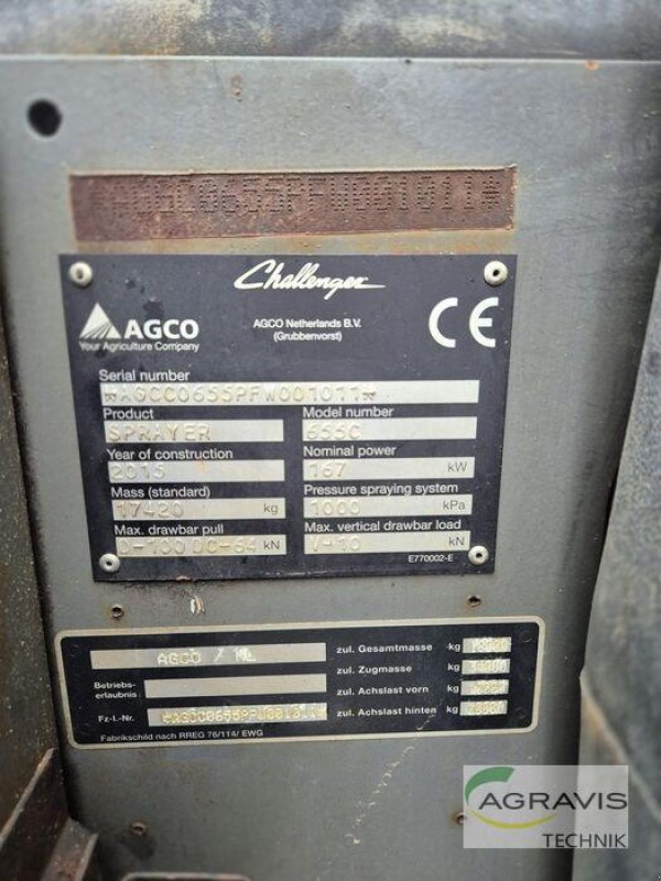 Selbstfahrspritze typu Challenger ROGATOR 655 C, Gebrauchtmaschine v Melle-Wellingholzhausen (Obrázok 14)