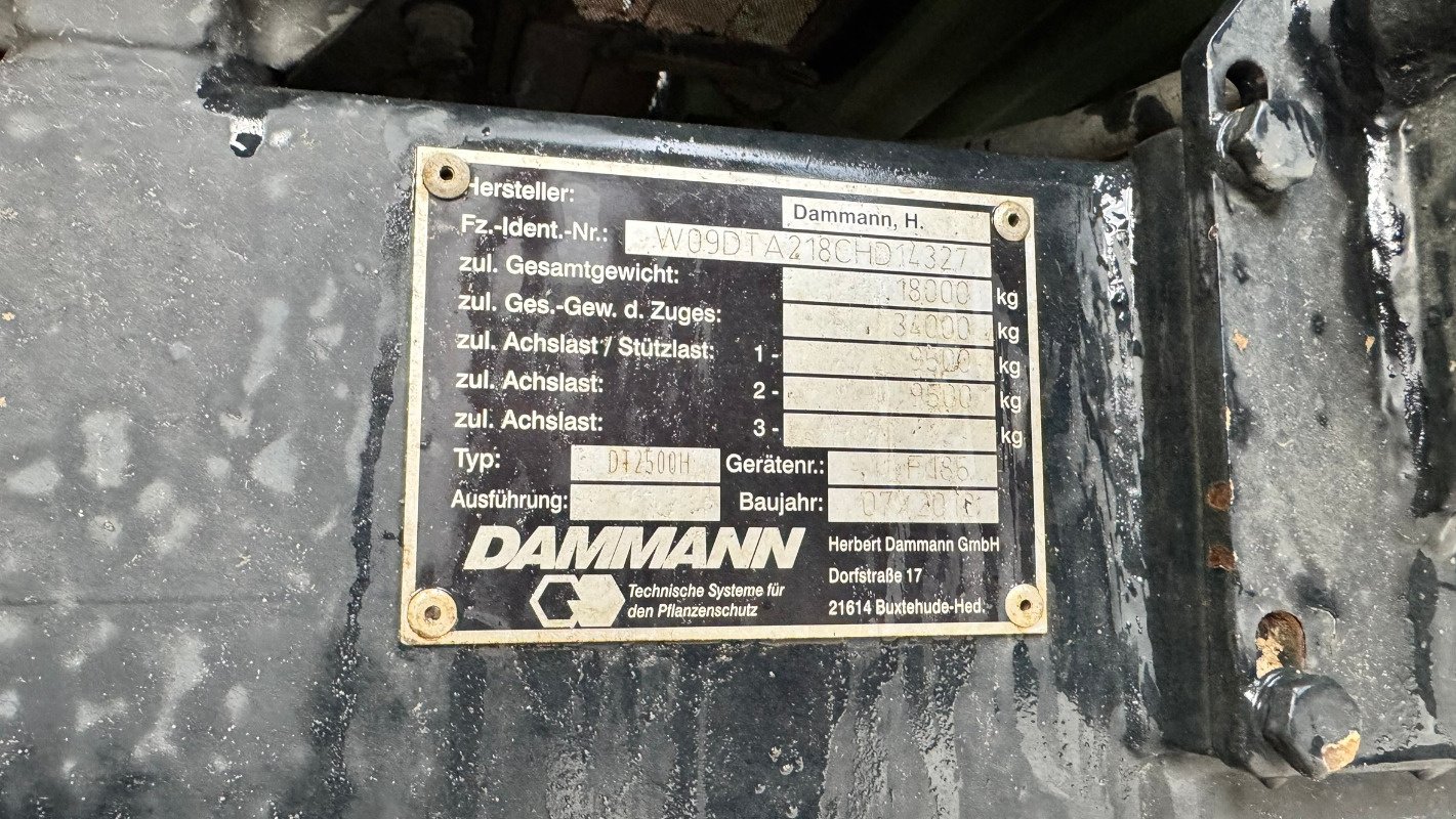 Selbstfahrspritze of the type Dammann DT 2500 H 6000l+30m+69.750ha, Gebrauchtmaschine in Neubrandenburg (Picture 21)