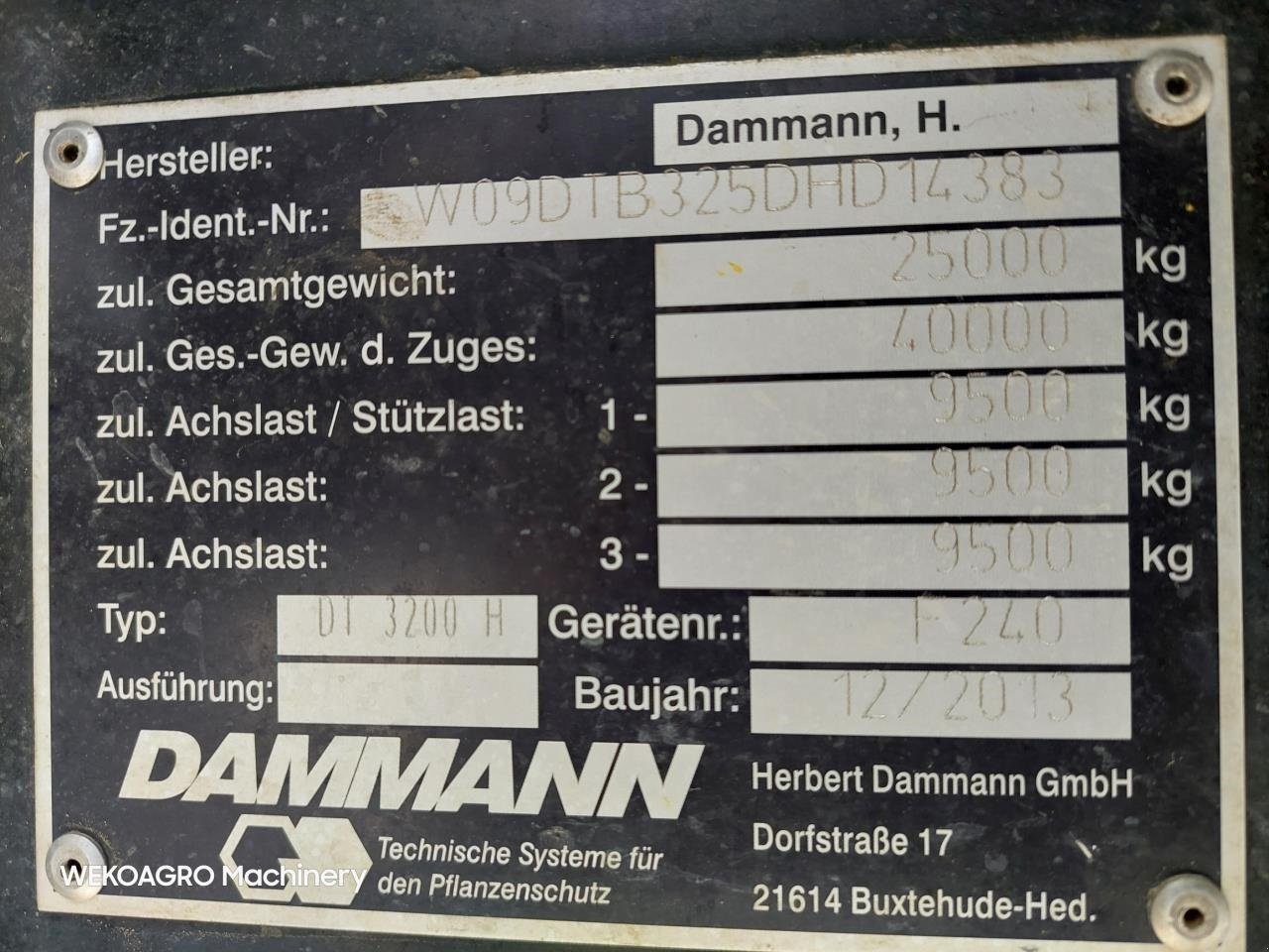 Selbstfahrspritze Türe ait Dammann DT 3200 H Profi-Class - 36m, Gebrauchtmaschine içinde Hammel (resim 16)