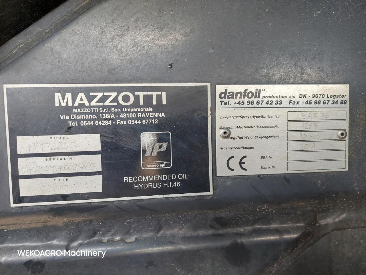 Selbstfahrspritze typu Danfoil Airforce 1   24-36, Gebrauchtmaschine v Hammel (Obrázek 16)