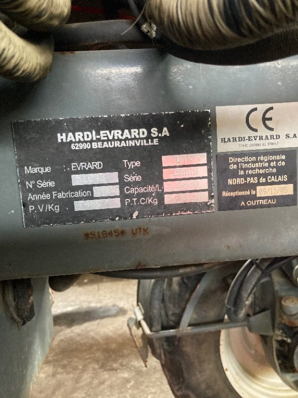 Selbstfahrspritze of the type Evrard ALPHA VARITRACK 3000, Gebrauchtmaschine in CORMENON (Picture 11)