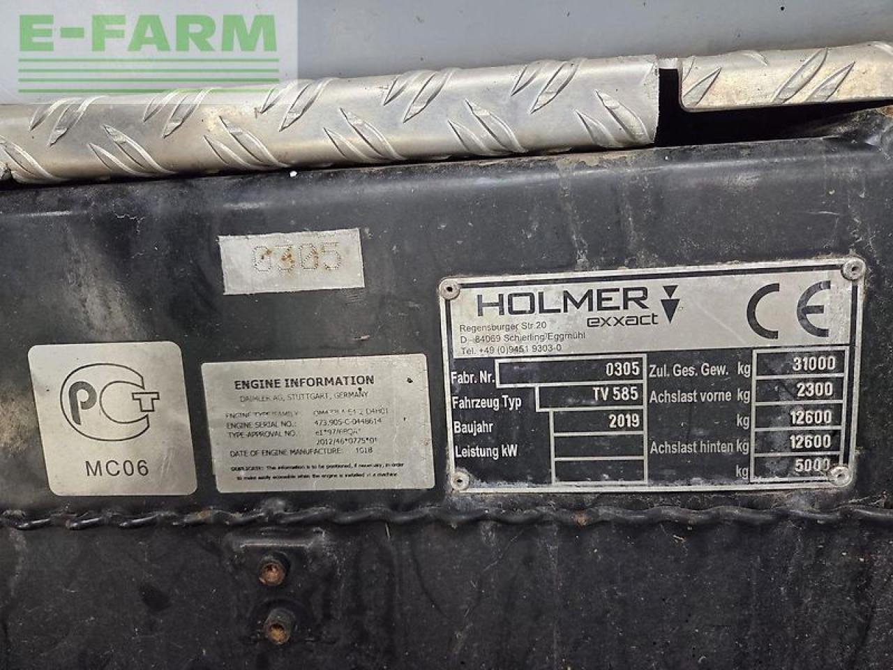 Selbstfahrspritze типа Holmer terra variant 585, Gebrauchtmaschine в NORDWESTUCKERMARK / OT FÜRSTENWERDER (Фотография 10)