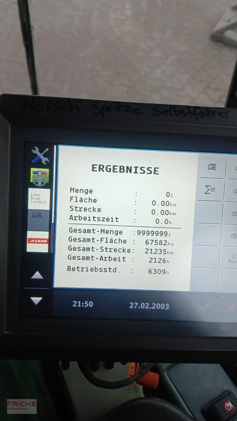 Selbstfahrspritze typu Horsch LEEB PT 280, Gebrauchtmaschine w Bockel - Gyhum (Zdjęcie 20)