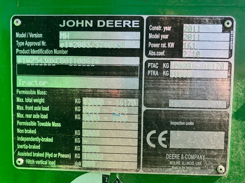 Selbstfahrspritze του τύπου John Deere 5430 I, Gebrauchtmaschine σε Brønderslev (Φωτογραφία 7)