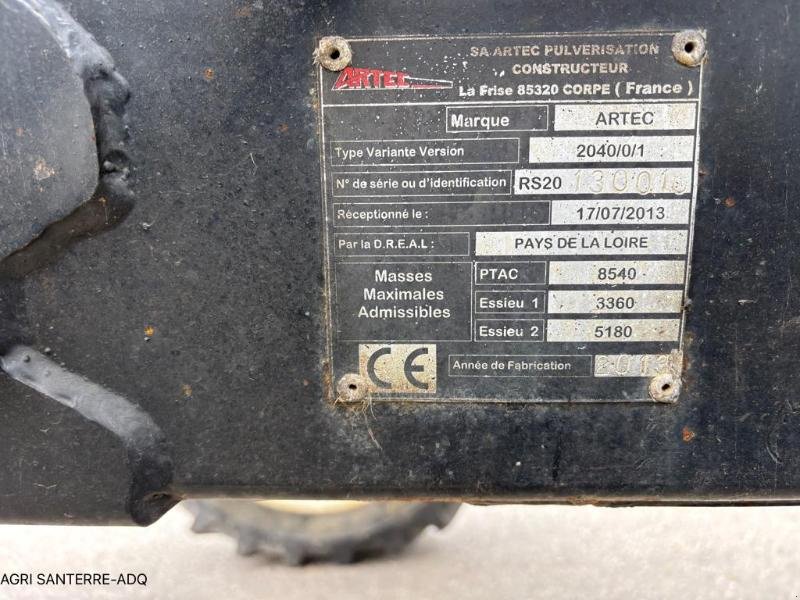 Selbstfahrspritze typu Sonstige RS 20, Gebrauchtmaschine v ROYE (Obrázek 9)