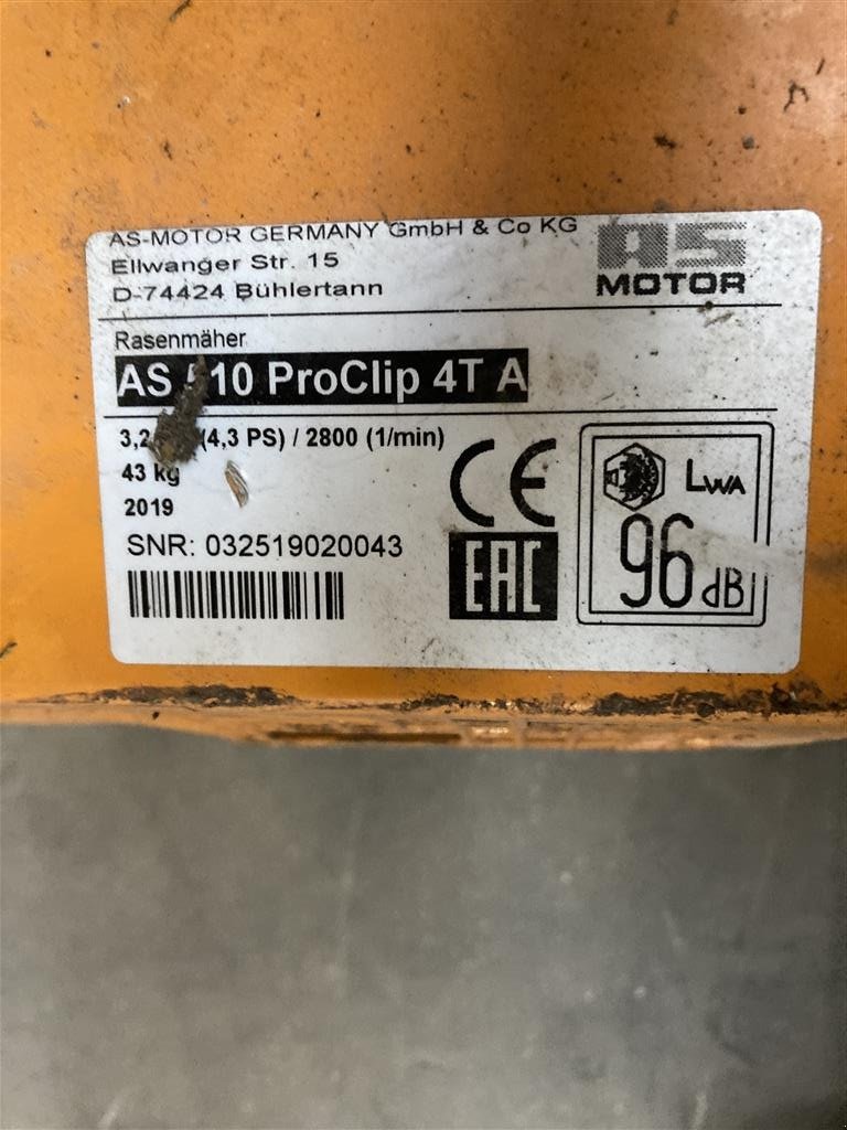 Sichelmäher типа AS-Motor 510 Proclip 4T A, Gebrauchtmaschine в Roskilde (Фотография 6)