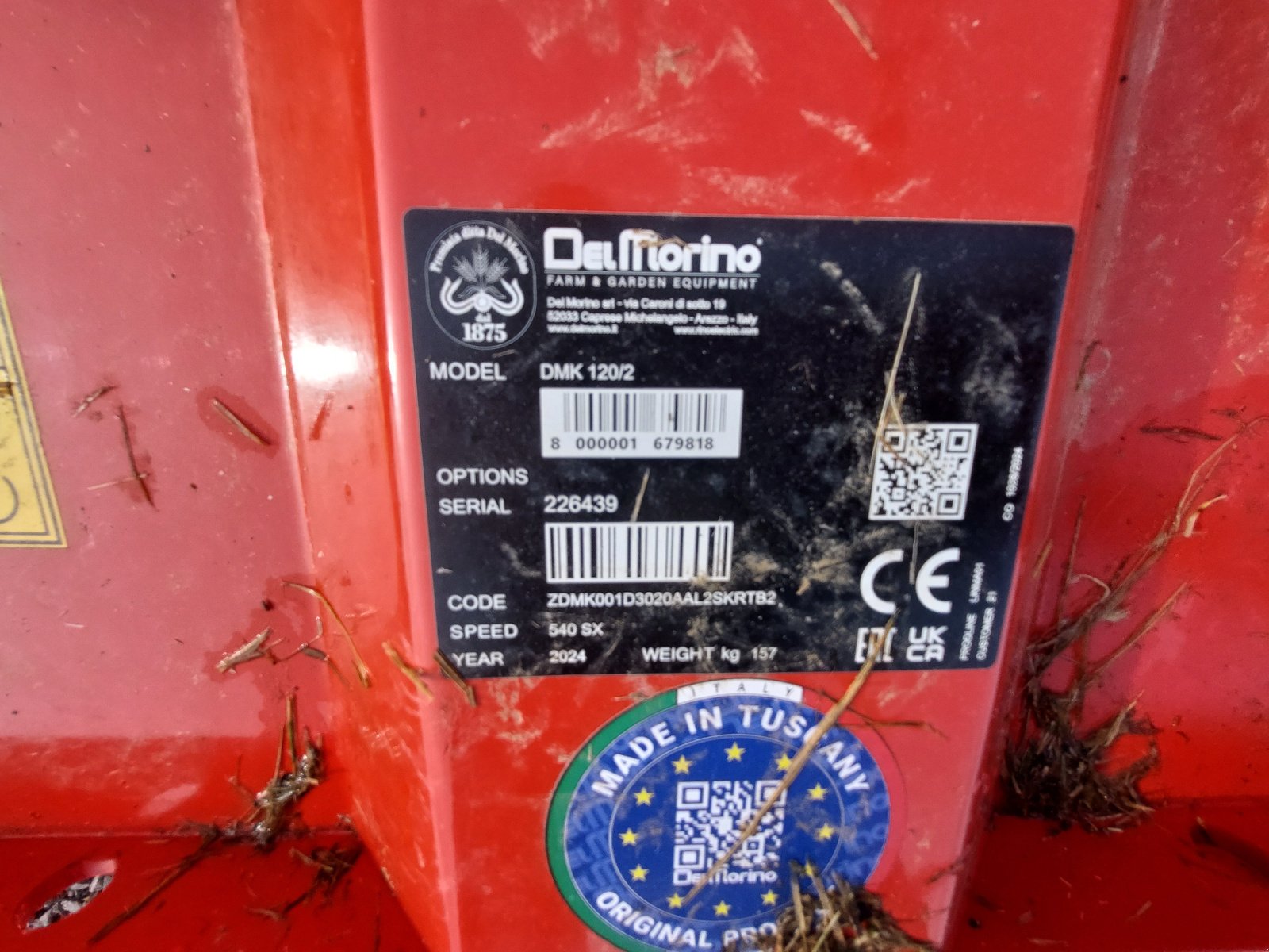Sichelmäher del tipo Del Morino DMK120, Gebrauchtmaschine In Strem (Immagine 6)