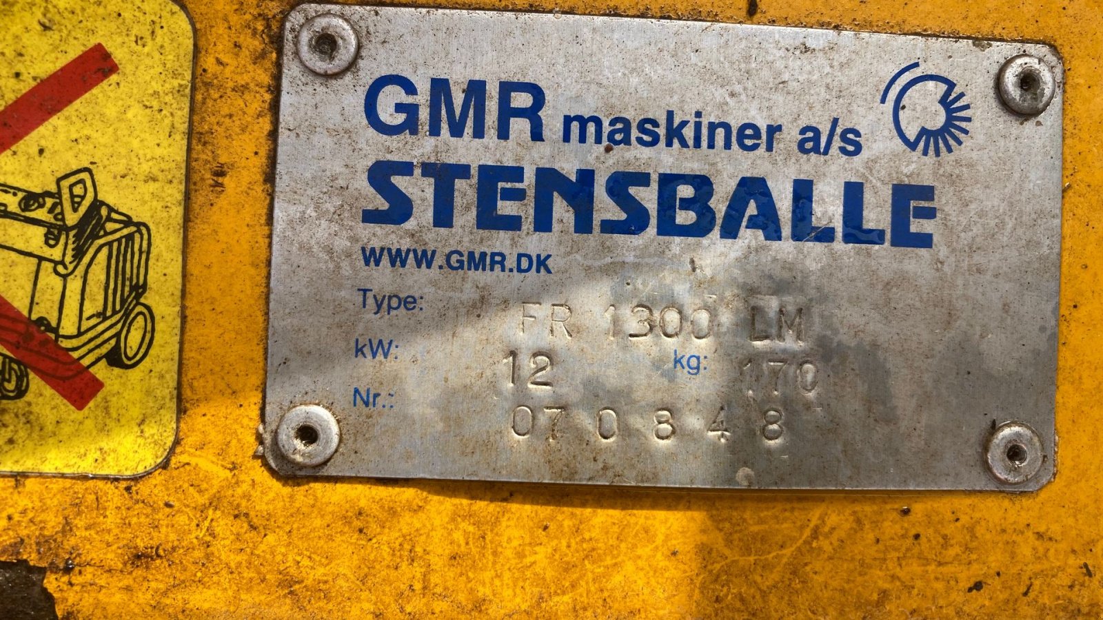 Sichelmäher of the type GMR FR1300LM 2000 H PTO, Gebrauchtmaschine in Roskilde (Picture 5)