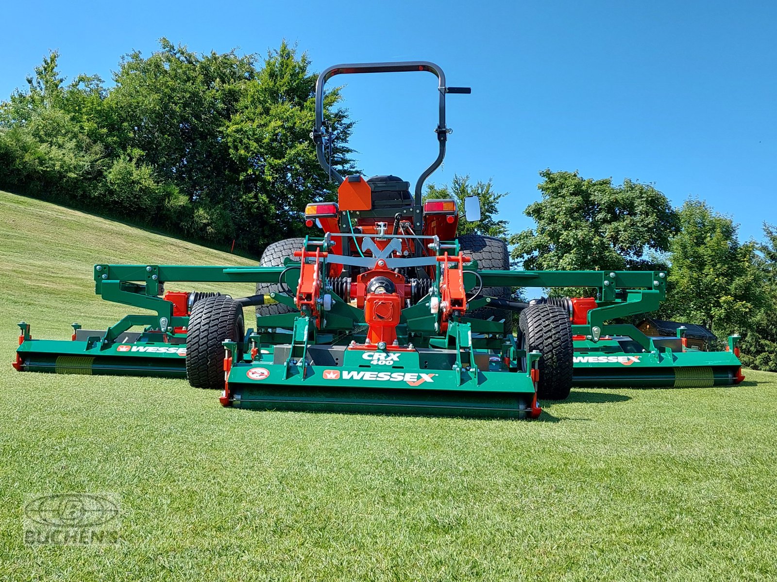 Sichelmäher Türe ait Kubota L2-622 H incl CRX400, Neumaschine içinde Olpe (resim 3)