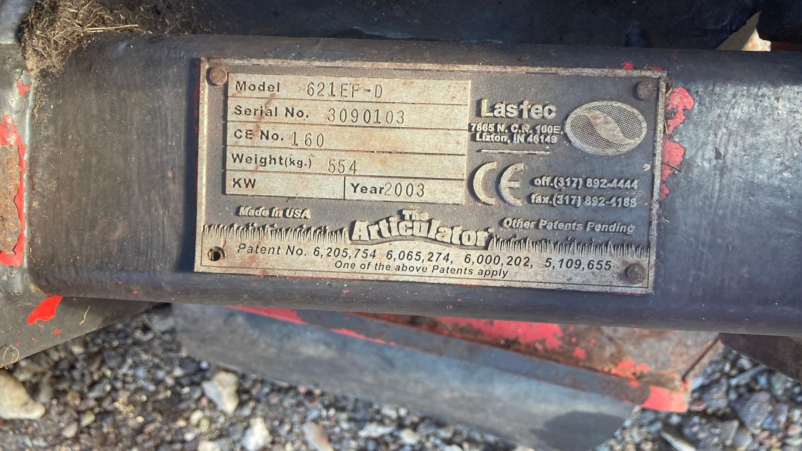 Sichelmäher typu Lastec 621EP-D, Gebrauchtmaschine v Glamsbjerg (Obrázek 4)