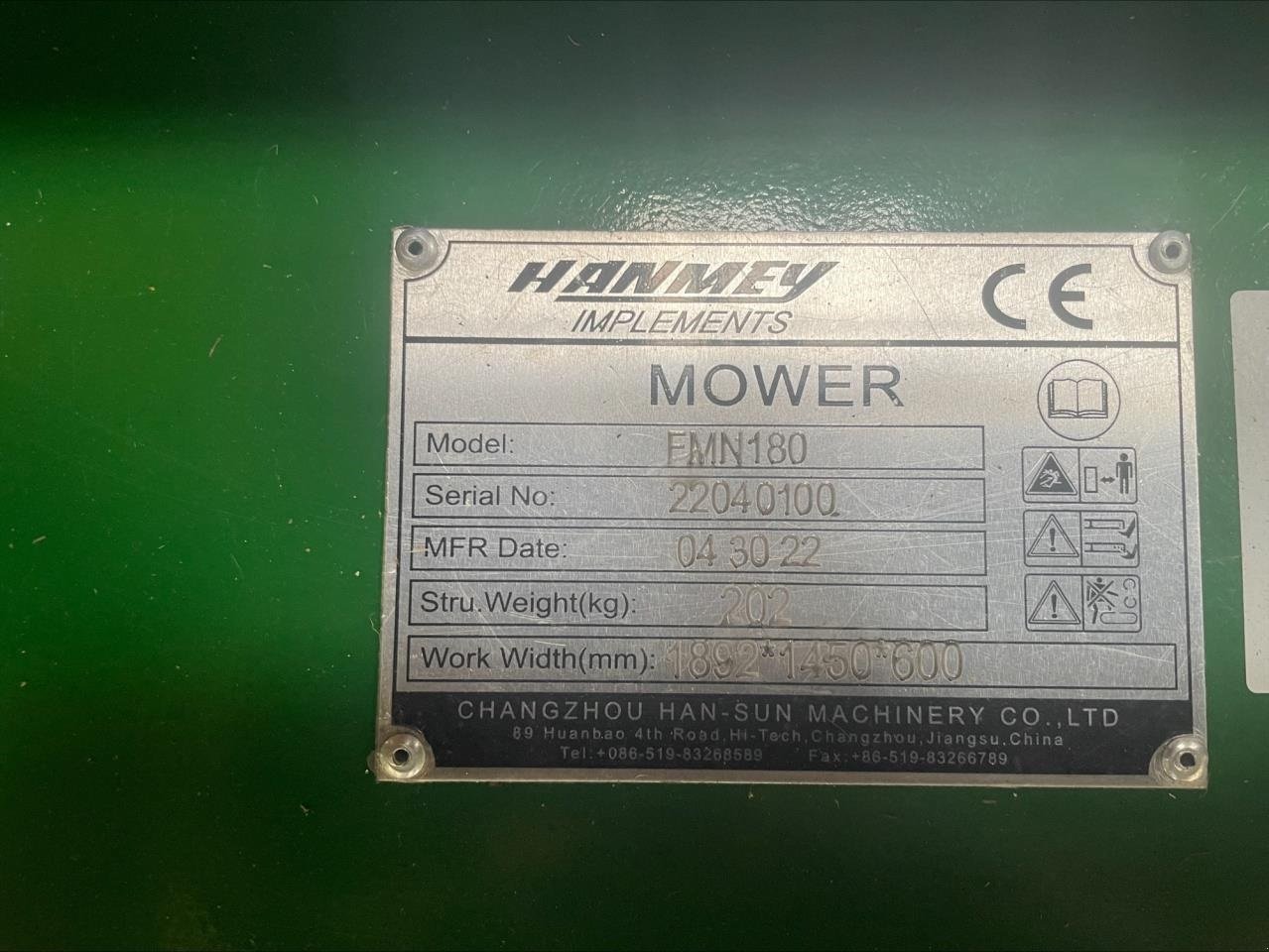 Sichelmäher vrste M-Tec 180 CM PREMIUM, Gebrauchtmaschine v Skanderborg (Slika 4)