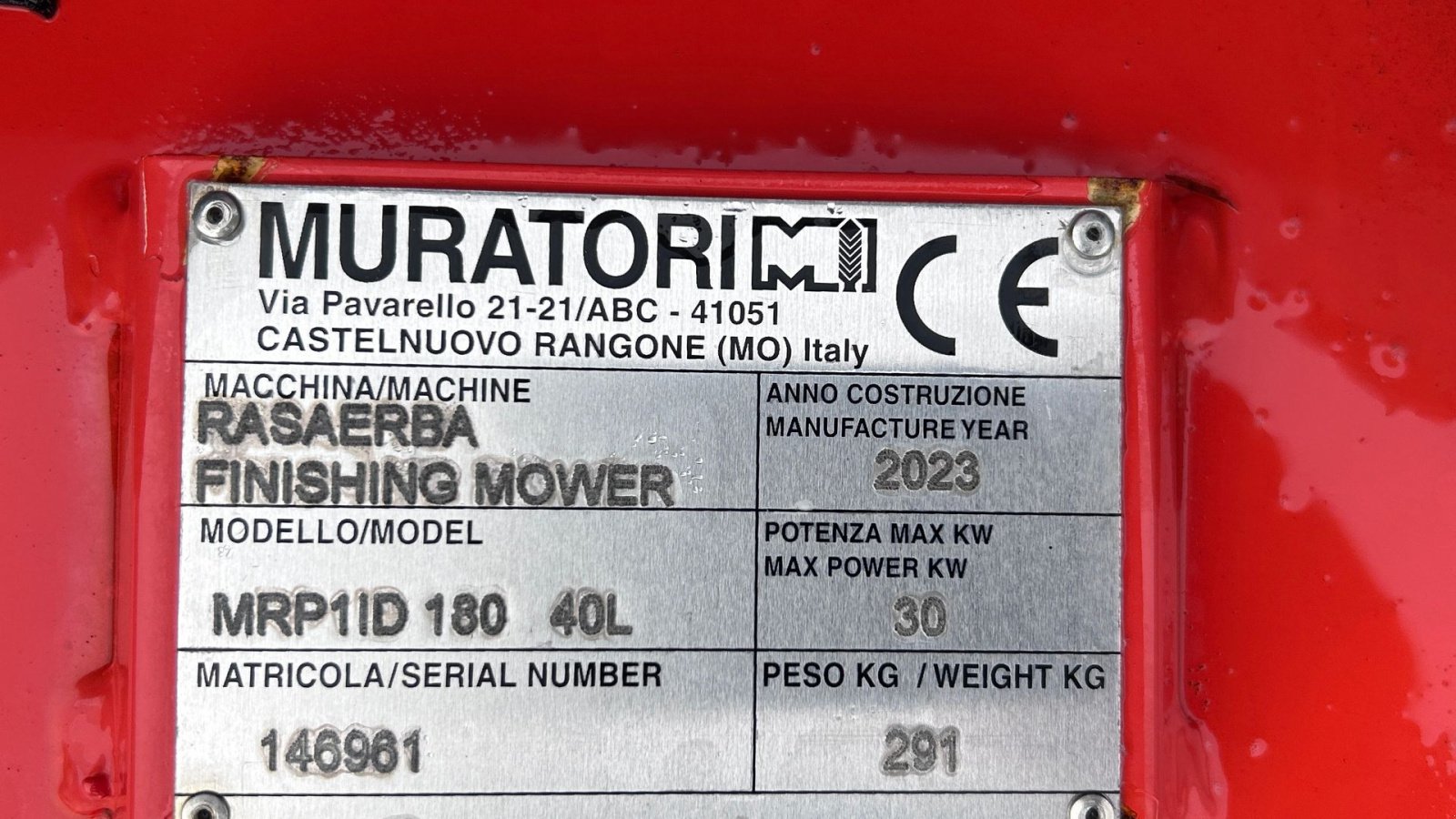 Sichelmäher del tipo Muratori MRP1-ID-180, Gebrauchtmaschine en Suldrup (Imagen 6)