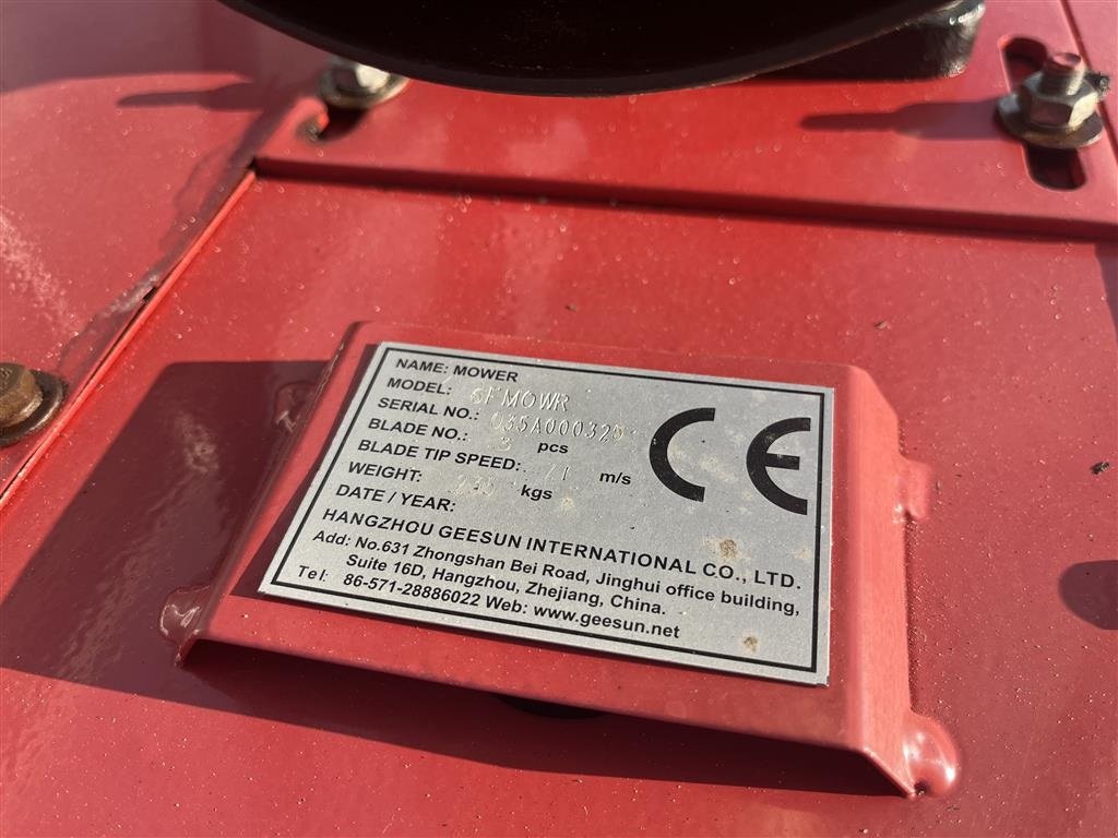 Sichelmäher of the type Sonstige Mower 180cm rotorklipper til traktor, Gebrauchtmaschine in Rønnede (Picture 5)