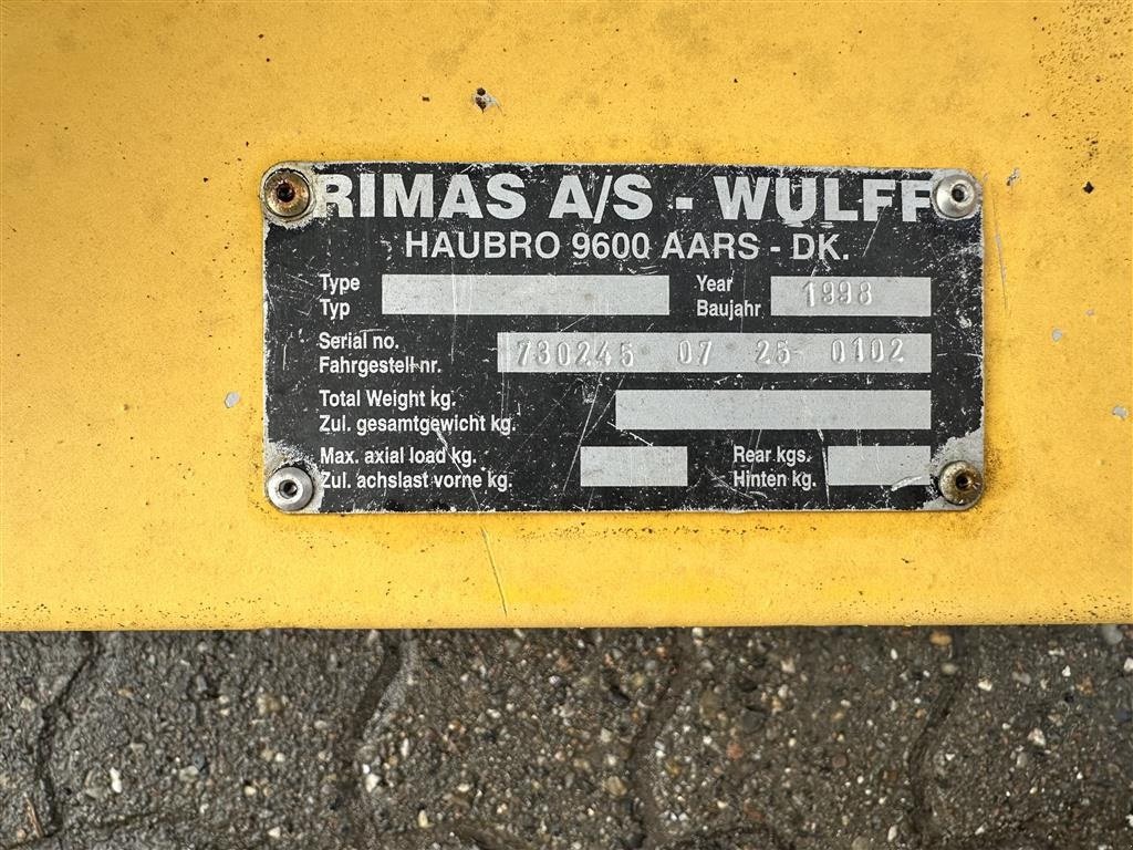 Sichelmäher tip Sonstige Rimas Wulff hyd. trukket, Gebrauchtmaschine in Gjerlev J. (Poză 8)