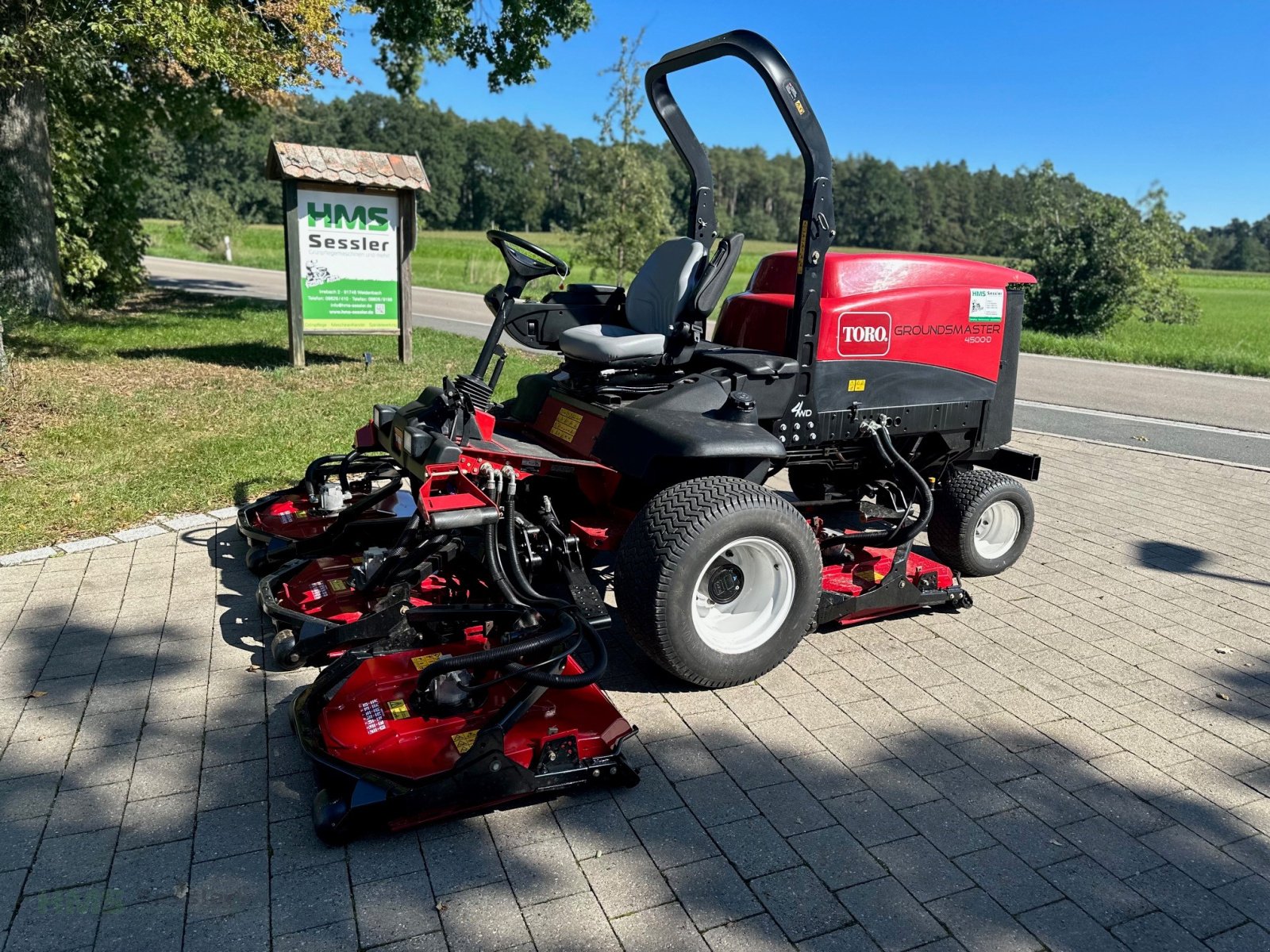 Sichelmäher tip Toro Groundsmaster 4500 D, Gebrauchtmaschine in Weidenbach (Poză 1)