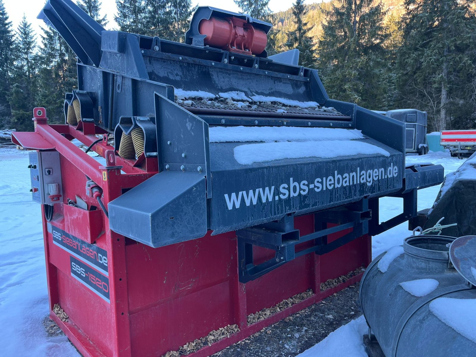 Siebanlage Türe ait SBS SBS-1520, Gebrauchtmaschine içinde Antdorf (resim 3)
