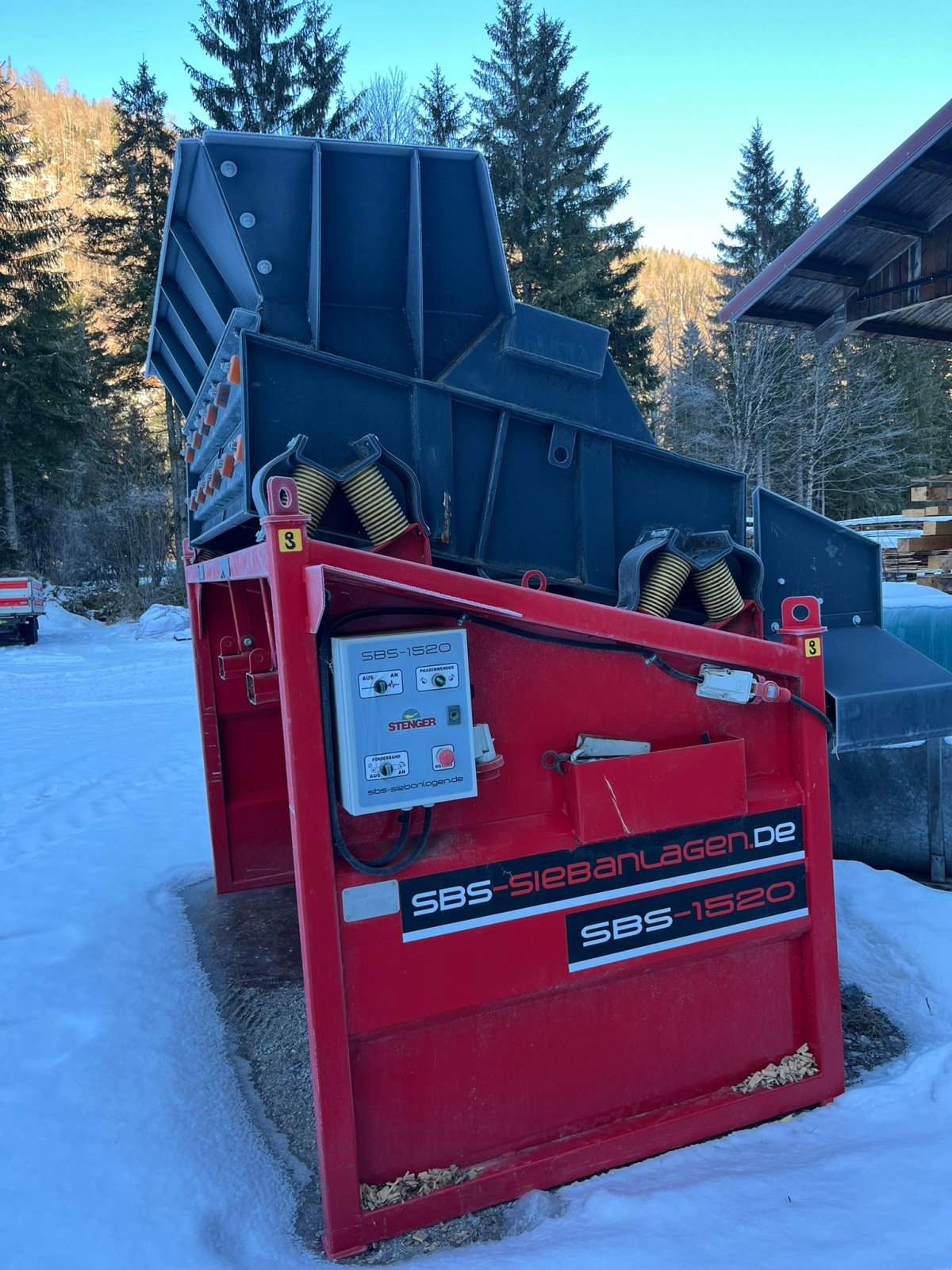 Siebanlage Türe ait SBS SBS-1520, Gebrauchtmaschine içinde Antdorf (resim 11)