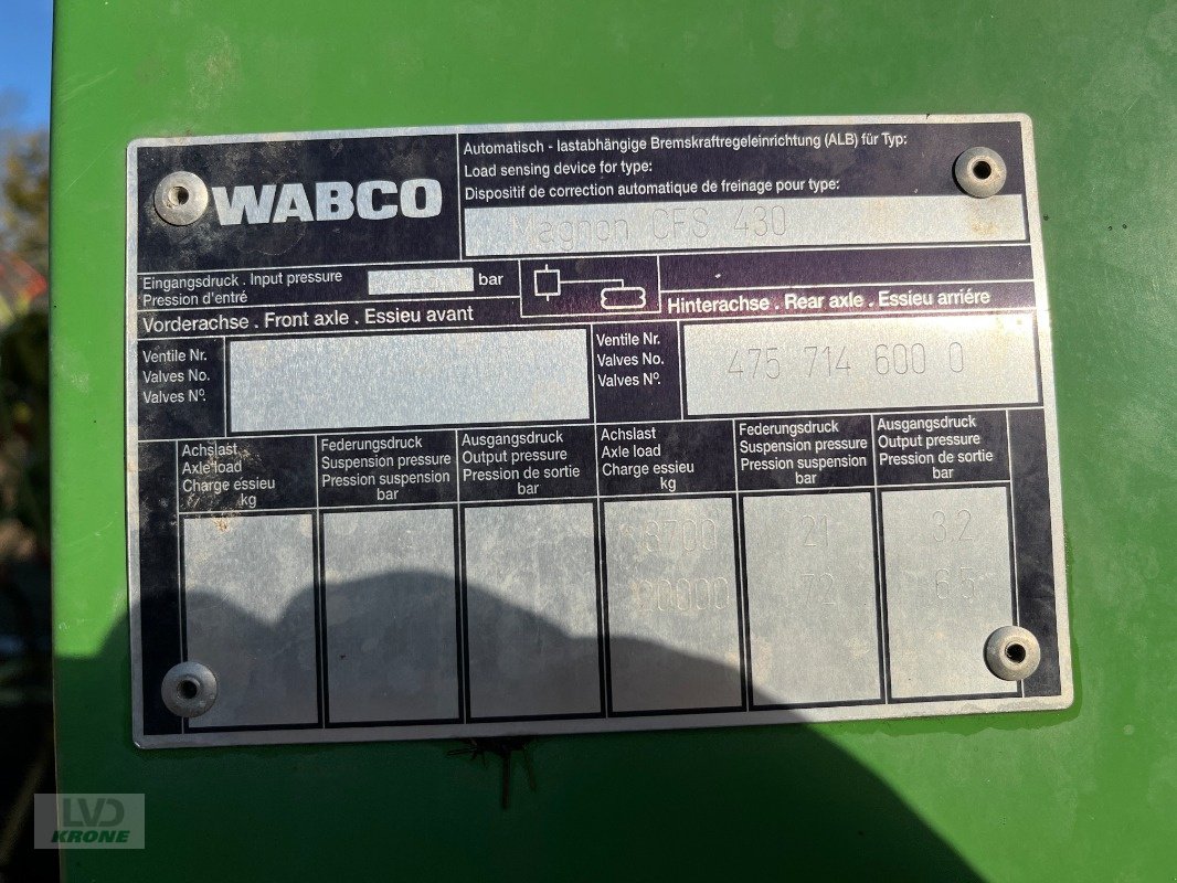 Silierwagen za tip Strautmann Magnon CFS 430 DO, Gebrauchtmaschine u Spelle (Slika 8)