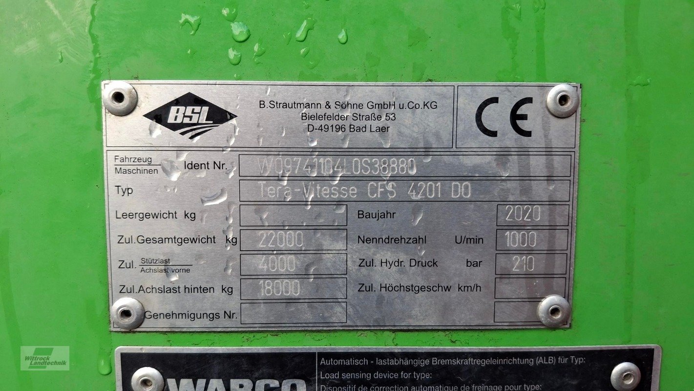 Silierwagen des Typs Strautmann Tera-Vitesse 4201, Gebrauchtmaschine in Rhede / Brual (Bild 10)