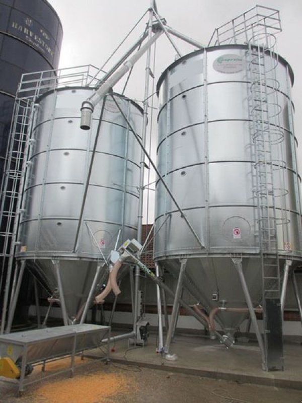 Silo del tipo Conpexim Trichtersilo verzinkt 152 t, DM 6,46 m, Neumaschine In Apetlon (Immagine 1)
