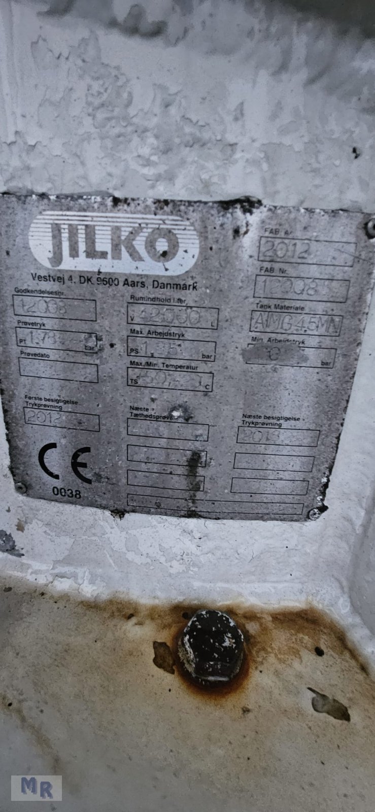 Silo типа Jilko 42m³ Silo DE Zulassung Interne Nr. 1008, Gebrauchtmaschine в Greven (Фотография 13)