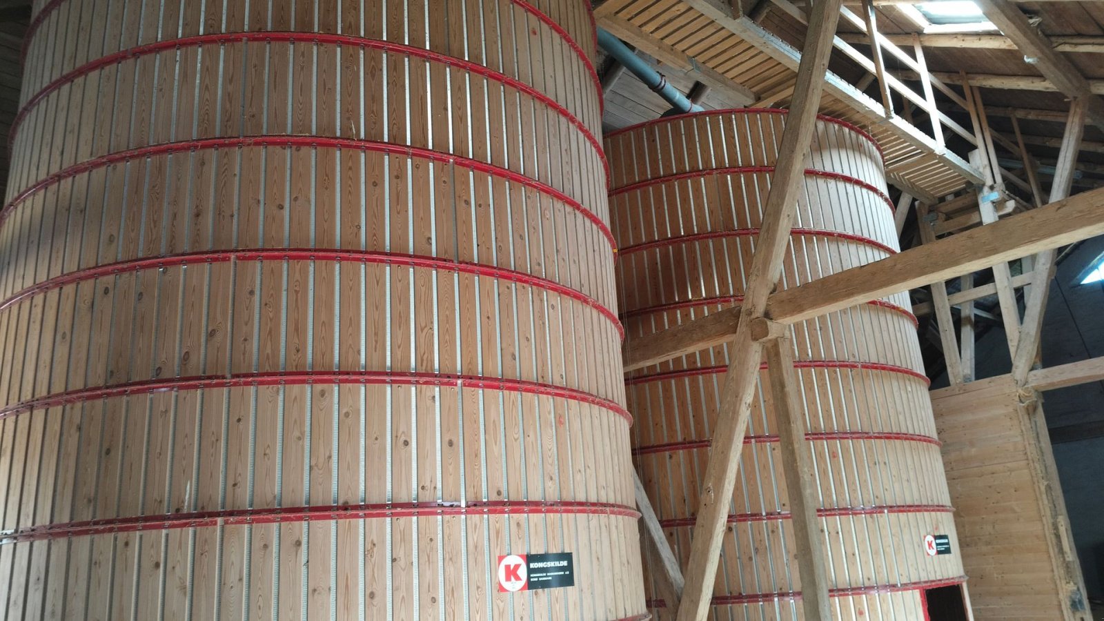 Silo des Typs Kongskilde Træsilo Ø ca. 4 m, højde ca. 5,4 m, Gebrauchtmaschine in Egtved (Bild 4)