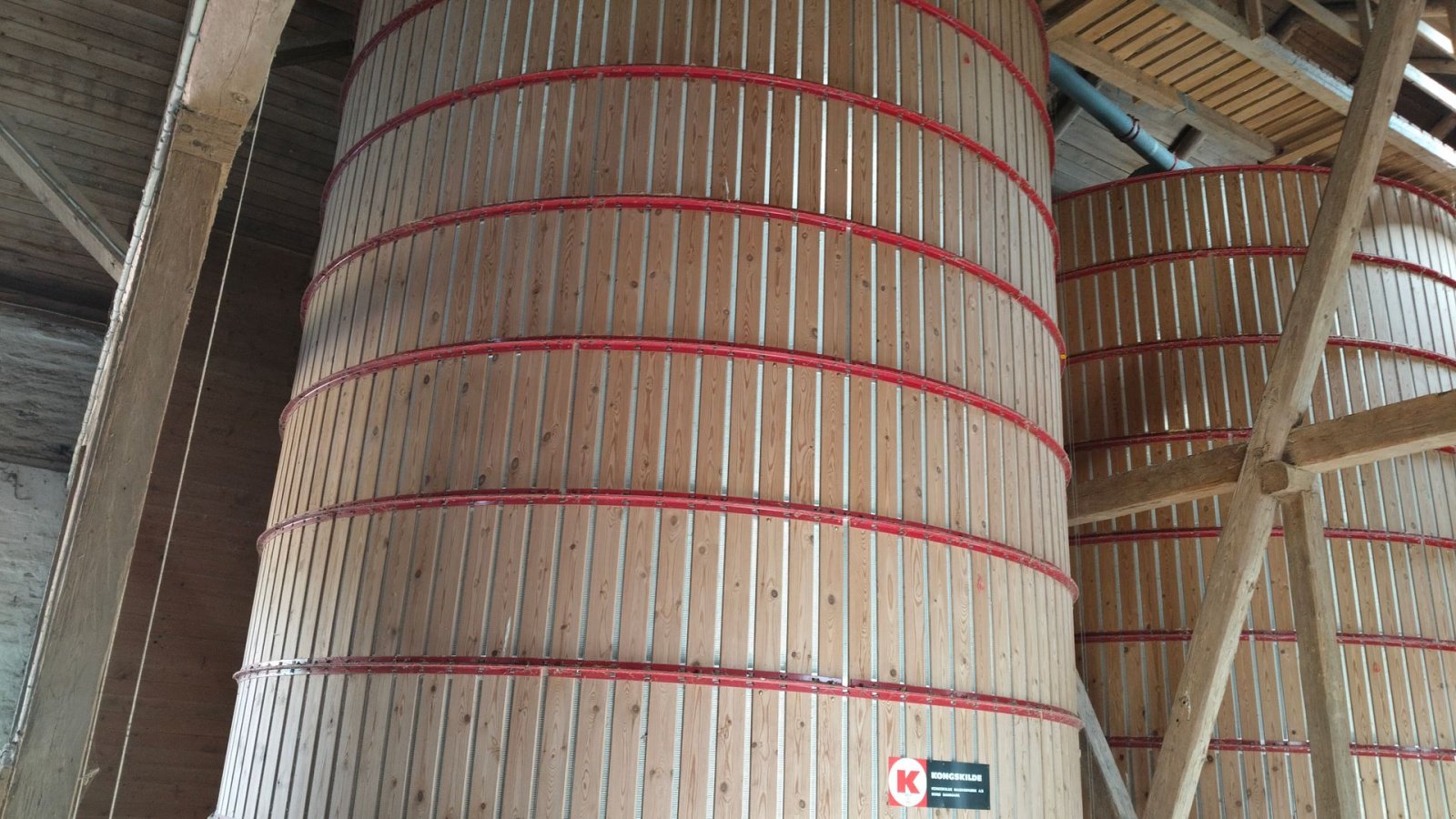 Silo des Typs Kongskilde Træsilo Ø ca. 4 m, højde ca. 5,4 m, Gebrauchtmaschine in Egtved (Bild 5)