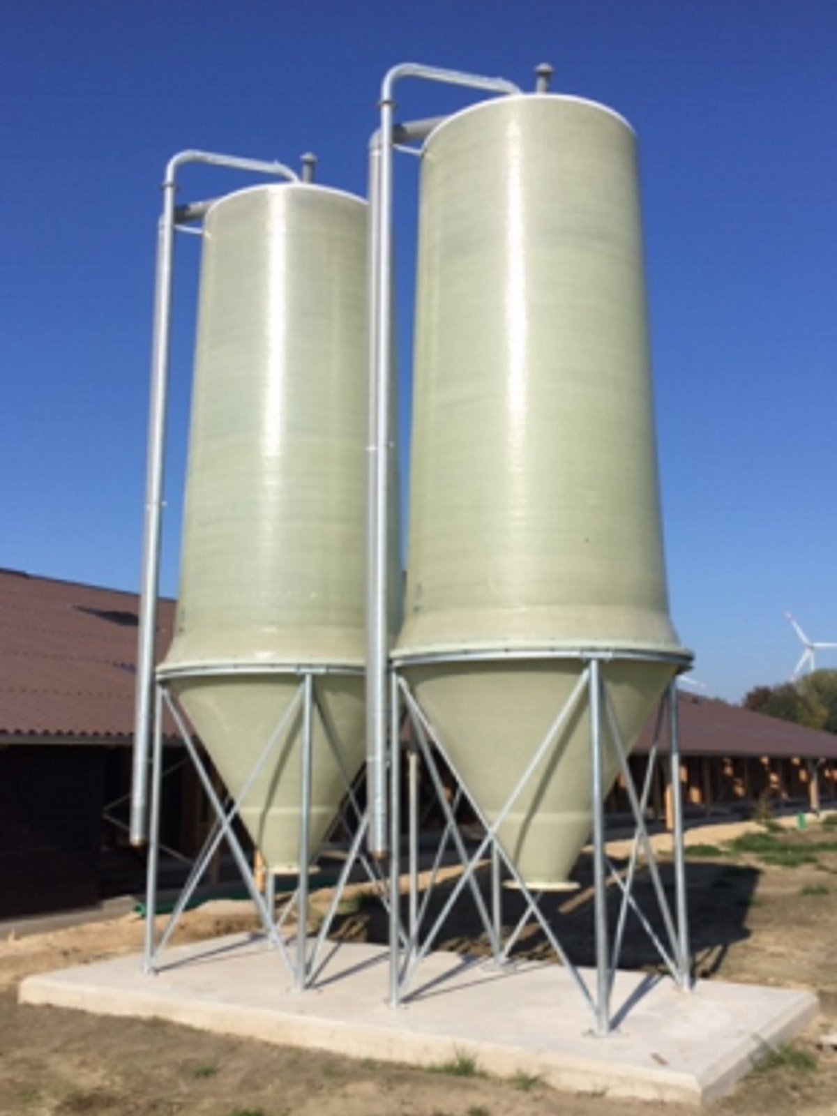 Silo типа Sonstige Glattwand-Silos mit Trichterauslass, Neumaschine в Niederfellabrunn (Фотография 3)