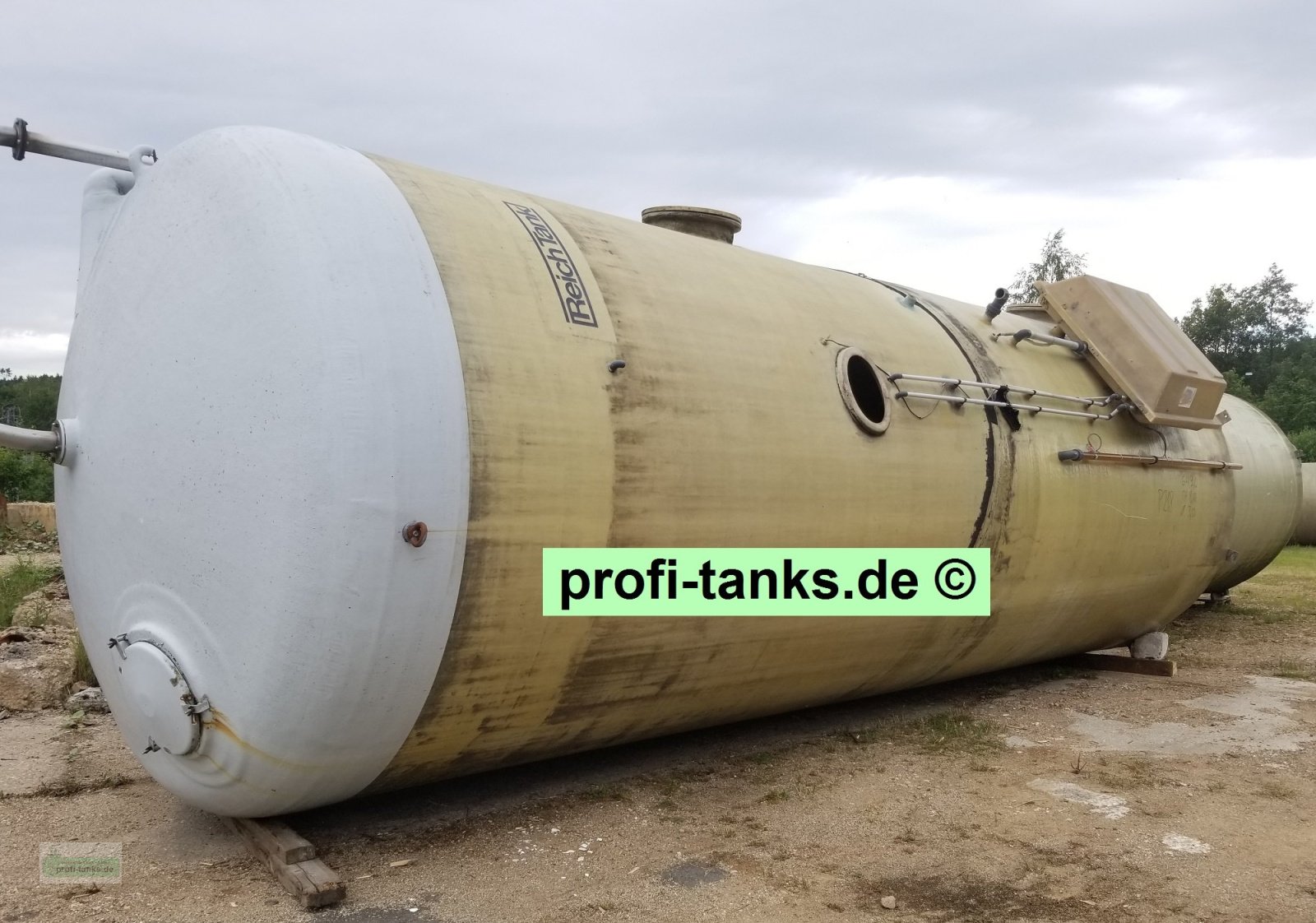 Silo typu Sonstige P218 gebrauchter Soleerzeuger 60.000 L GFK-Tank Mischtank Lagertank Polyestertank, Gebrauchtmaschine v Hillesheim (Obrázok 1)