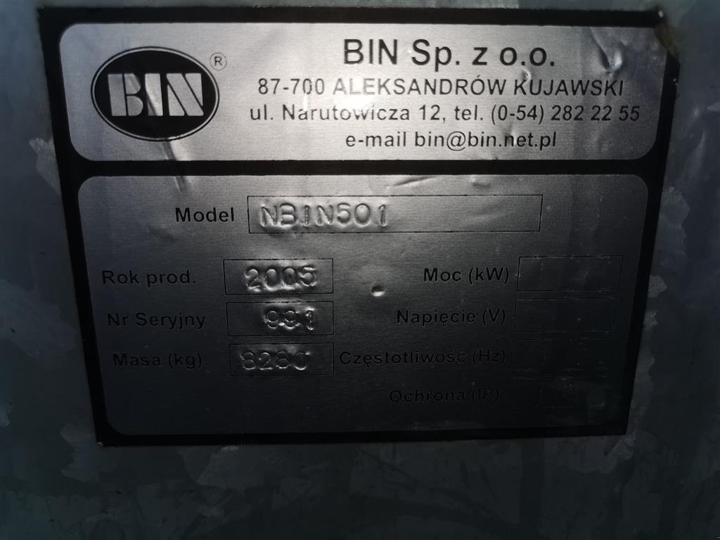 Silo типа Sonstige Type NBIN501  5000 tdr., Gebrauchtmaschine в Egtved (Фотография 3)