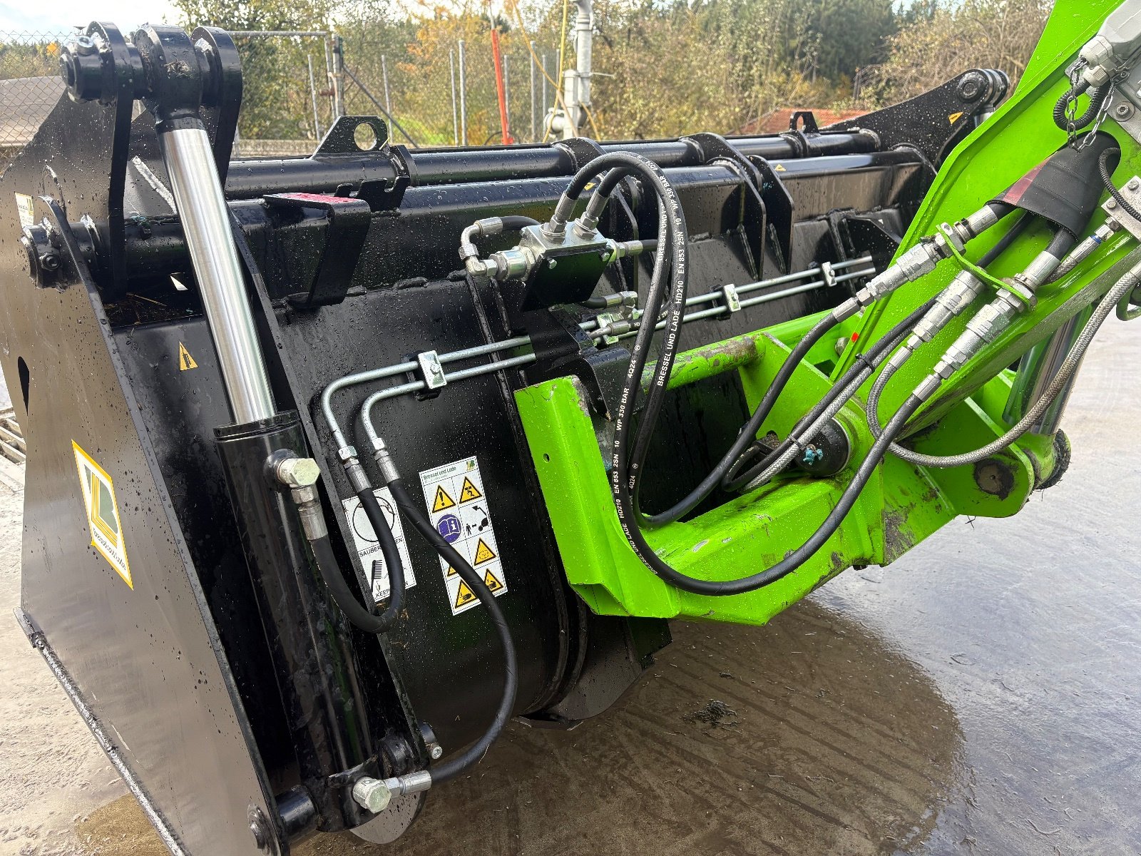 Siloentnahmegerät & Verteilgerät of the type Bressel & Lade Greifschaufel S L Merlo 220 cm, Gebrauchtmaschine in Vogtareuth (Picture 2)