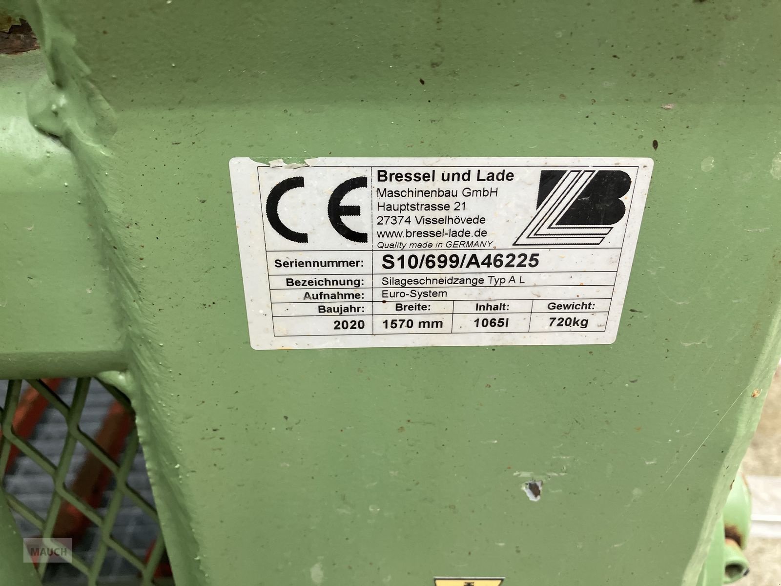 Siloentnahmegerät & Verteilgerät des Typs Bressel & Lade Silozange SSZ A157 Euro Aufnahme, Gebrauchtmaschine in Burgkirchen (Bild 4)