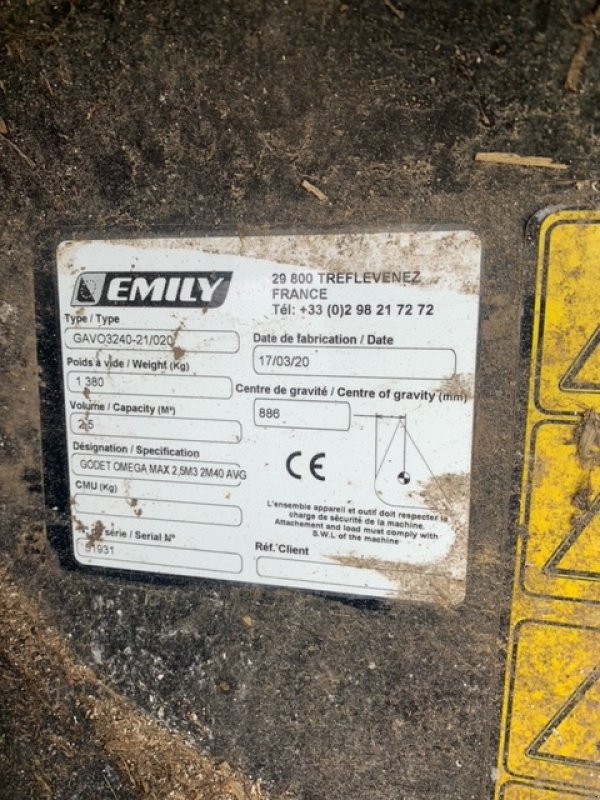 Siloentnahmegerät & Verteilgerät типа Emily OMEGA MAX, Gebrauchtmaschine в STENAY (Фотография 5)