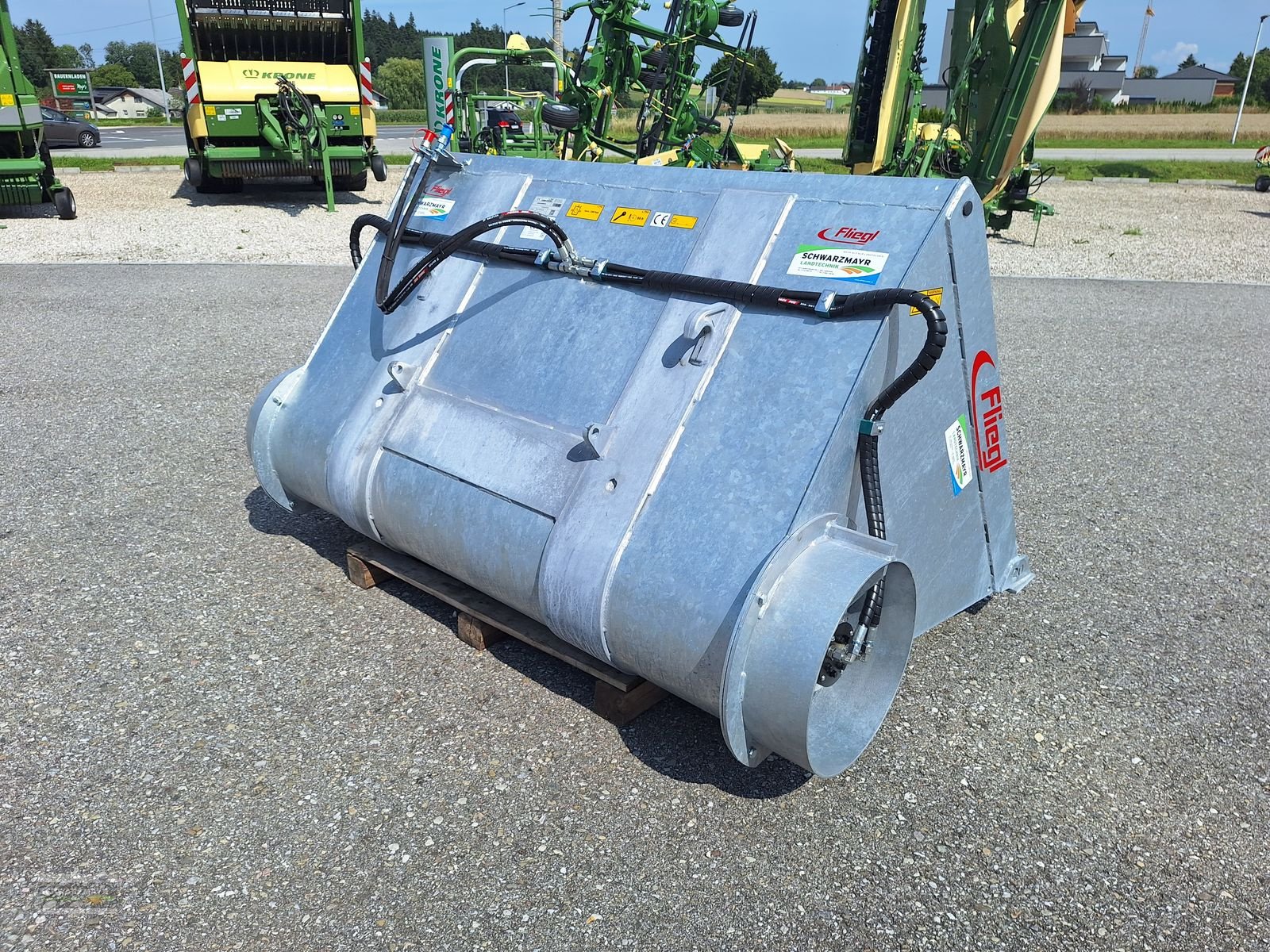 Siloentnahmegerät & Verteilgerät Türe ait Fliegl AgroCenter Einfütterschaufel 2100, Neumaschine içinde Gampern (resim 4)