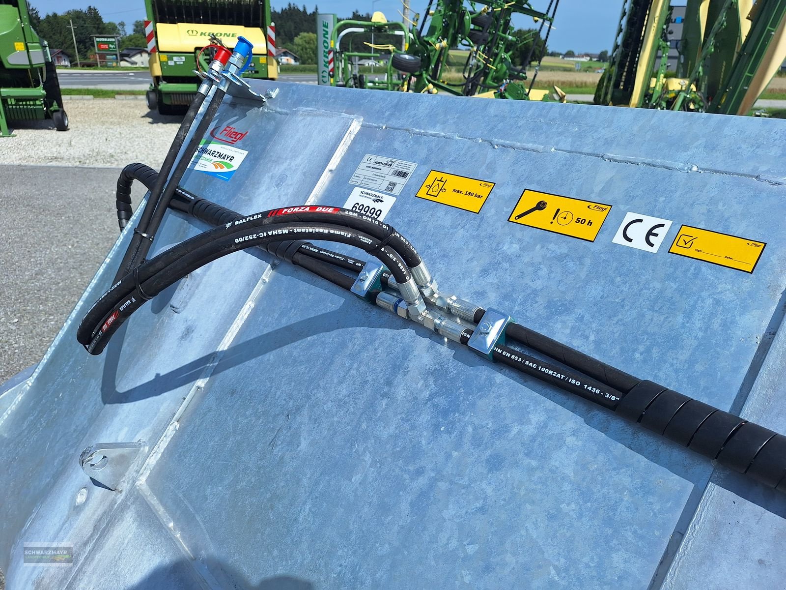 Siloentnahmegerät & Verteilgerät Türe ait Fliegl AgroCenter Einfütterschaufel 2100, Neumaschine içinde Gampern (resim 9)