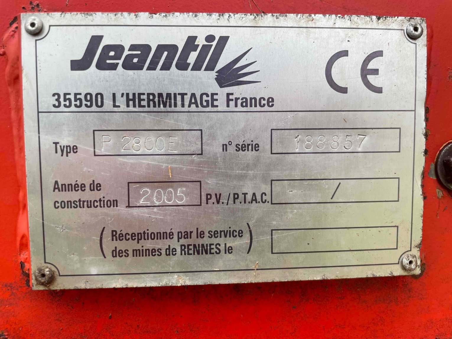 Siloentnahmegerät & Verteilgerät des Typs Jeantil Pailleuse P2800E Jeantil, Gebrauchtmaschine in SAINT CLAIR SUR ELLE (Bild 5)