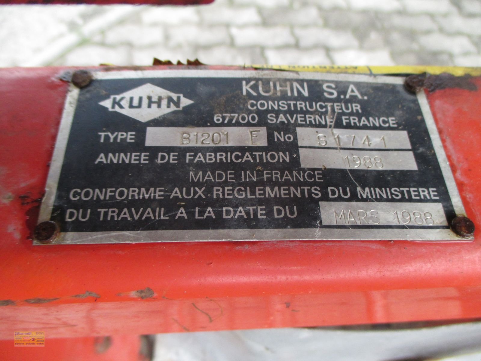 Siloentnahmegerät & Verteilgerät Türe ait Kuhn 1201 mit Hubgerüst, Gebrauchtmaschine içinde Eferding (resim 6)