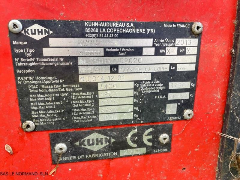 Siloentnahmegerät & Verteilgerät tipa Kuhn ALTOR 5070M, Gebrauchtmaschine u BRIEC (Slika 5)