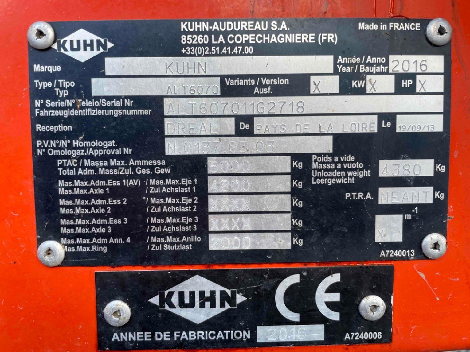 Siloentnahmegerät & Verteilgerät des Typs Kuhn Désileuse pailleuse 6070 Kuhn, Gebrauchtmaschine in SAINT CLAIR SUR ELLE (Bild 6)