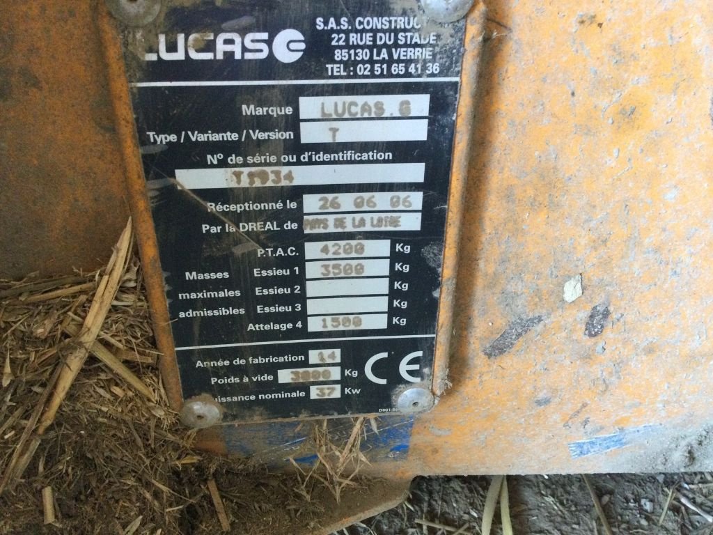 Siloentnahmegerät & Verteilgerät des Typs Lucas CASTOR 60G, Gebrauchtmaschine in LA ROCHE JAUDY (Bild 8)