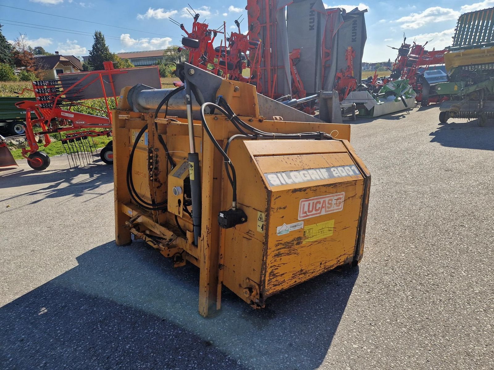 Siloentnahmegerät & Verteilgerät Türe ait Lucas SILOGRIF 2001, Gebrauchtmaschine içinde Grünbach (resim 3)