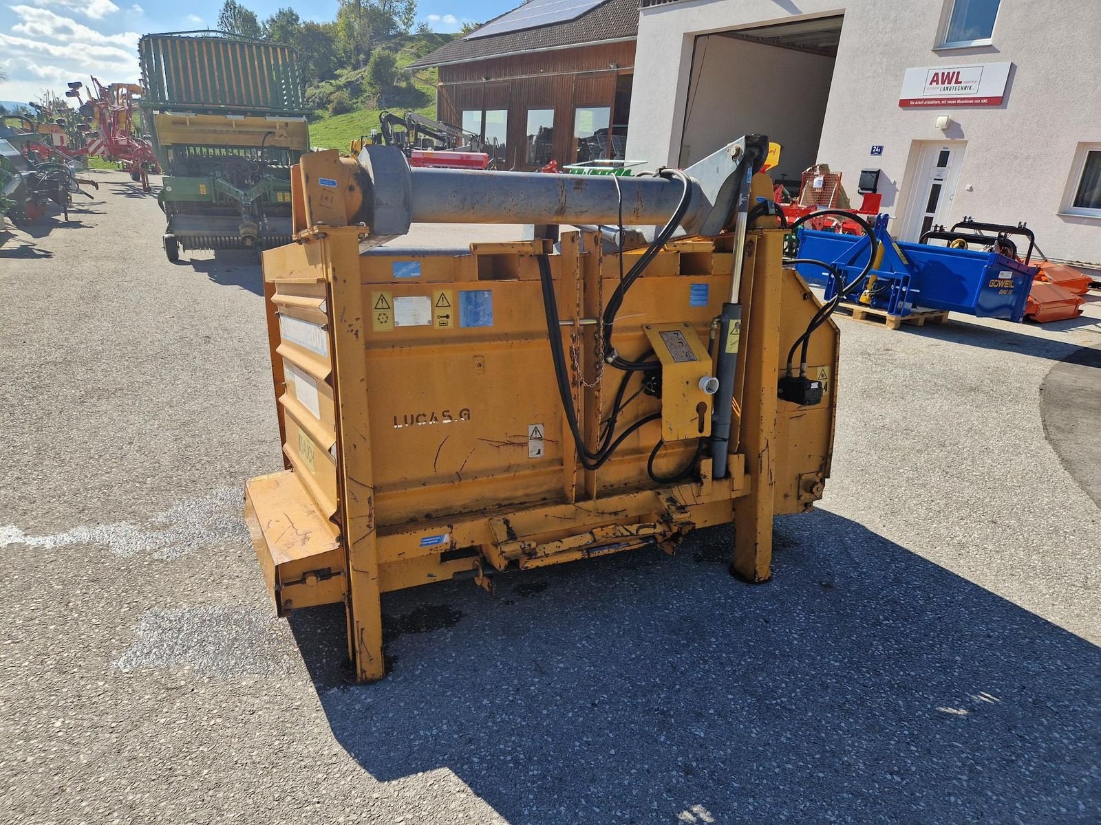 Siloentnahmegerät & Verteilgerät Türe ait Lucas SILOGRIF 2001, Gebrauchtmaschine içinde Grünbach (resim 4)