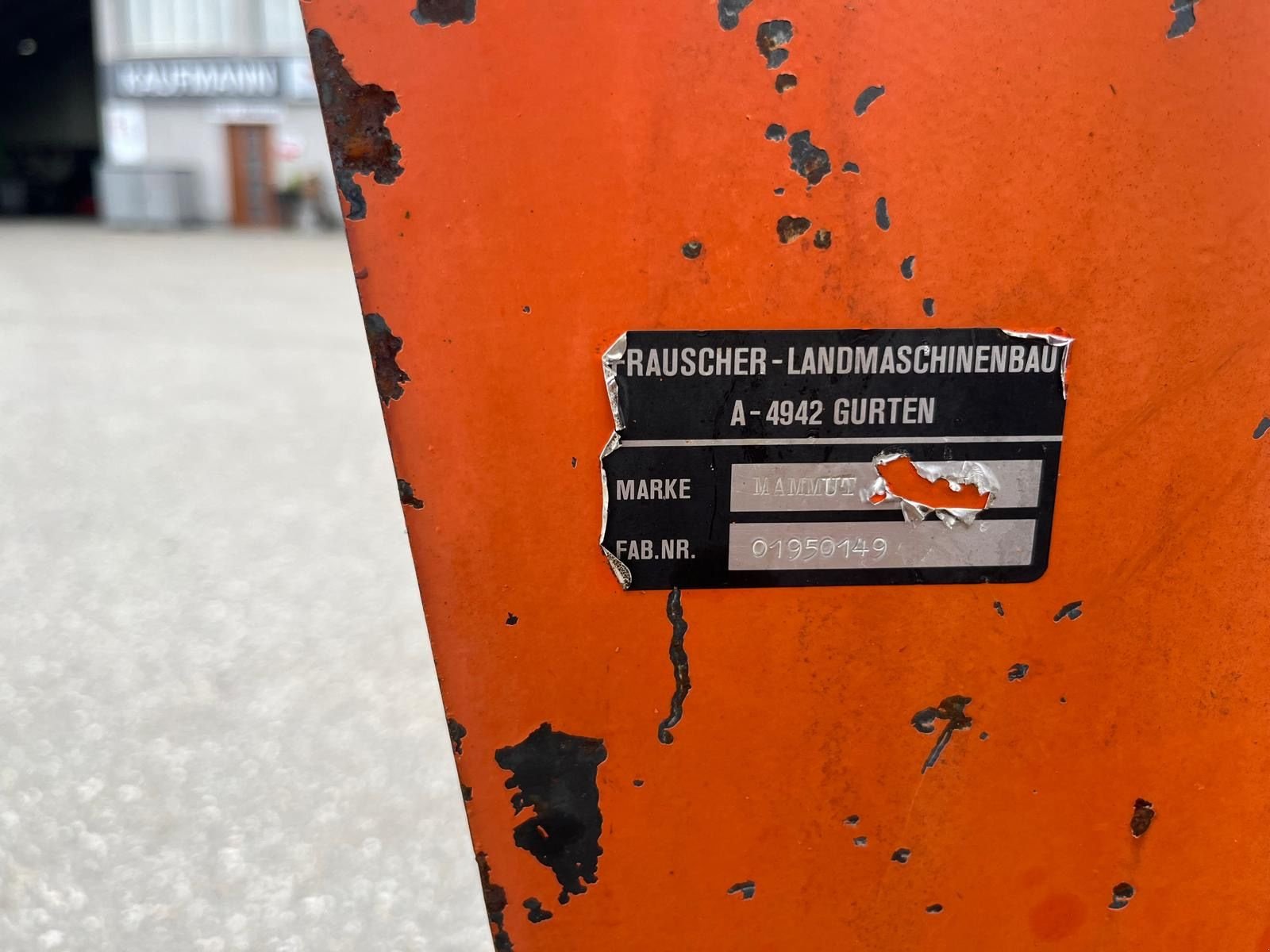 Siloentnahmegerät & Verteilgerät des Typs Mammut Silozange Mammut 195cm, Gebrauchtmaschine in NATTERNBACH (Bild 3)