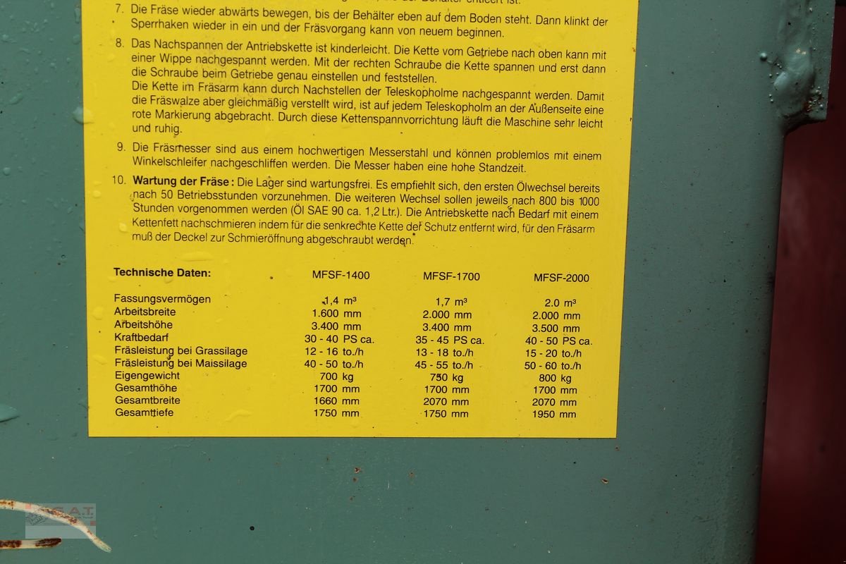 Siloentnahmegerät & Verteilgerät типа Marchner Silofräse Austragung, Gebrauchtmaschine в Eberschwang (Фотография 22)