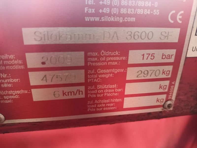 Siloentnahmegerät & Verteilgerät tip Mayer Silokamm DA3600 SF, Gebrauchtmaschine in St. Marienkirchen (Poză 22)