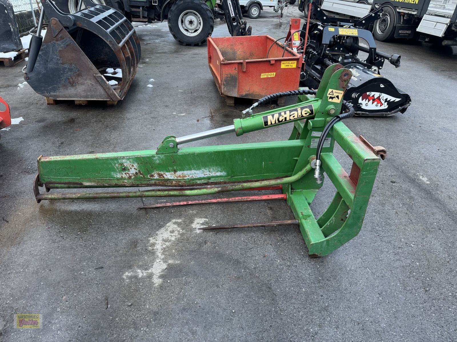Siloentnahmegerät & Verteilgerät des Typs McHale BS Ballenschneider mit Euroaufnahme, Gebrauchtmaschine in Kötschach (Bild 4)