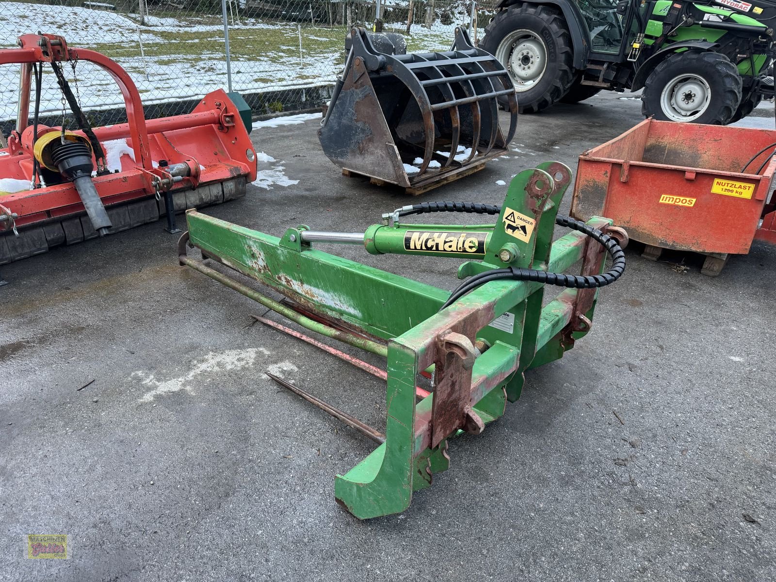 Siloentnahmegerät & Verteilgerät des Typs McHale BS Ballenschneider mit Euroaufnahme, Gebrauchtmaschine in Kötschach (Bild 3)